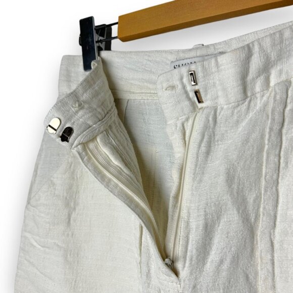 Shona Joy Harem Style Cream Linen Pants - Picture 7 of 8